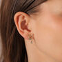 Wild Flower Drop Clip On Earrings, thumbnail 1 of 2