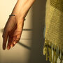 Minimalist Twisted Open Cuff Bracelet, thumbnail 4 of 10