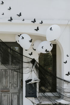 Halloween Black Paper Moths Decorations X 30, 3 of 3