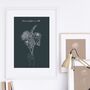 Personalised Birth Flower Family Print, thumbnail 1 of 4