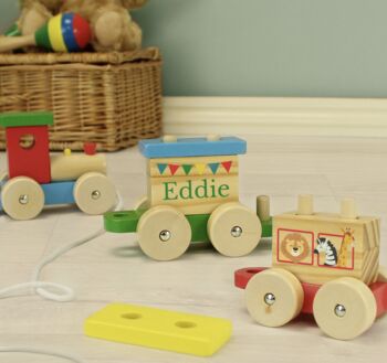 Personalised Circus Toy Train, 7 of 7
