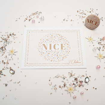 Nice List Personalised Notecard, 2 of 3