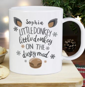 Personalised Little Donkey Mug, 2 of 3