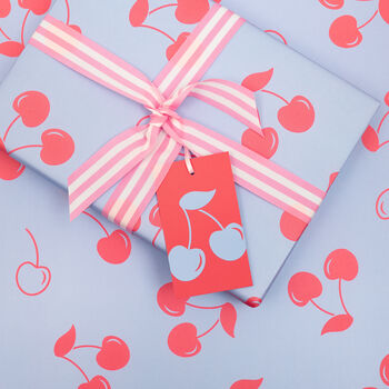 Luxury Cherries Wrapping Paper, 6 of 8