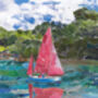 Cornwall Helford River Upcycled Paper Collage Print, thumbnail 2 of 5