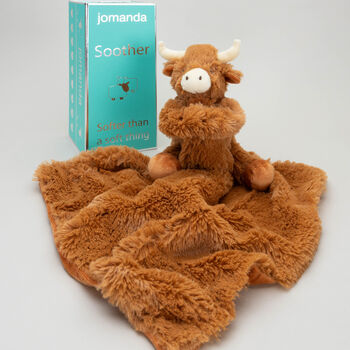Personalised Longhorn Cow Soother, Boxed, 6 of 12