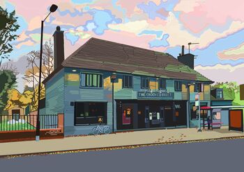 The Crooked Billet, Clapton, East London Art Print, 2 of 3