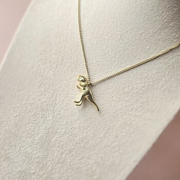 T Rex Triceratops Or Brontosaurus Dinosaur Necklace, 4 of 11