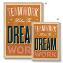 Teamwork Makes The Dream Work Giclée Print By Telegramme Paper Co ...