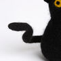 Halloween Cat Easy Needle Felting Kit, thumbnail 7 of 8