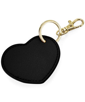 Personalised Leather Effect Heart Keyring, 4 of 6