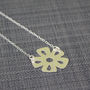 Sterling Silver Watercolour Small Daisy Necklace, thumbnail 4 of 4
