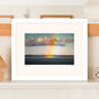 'Colour My World' Rainbow Yacht Fine Art Giclee Print, thumbnail 1 of 3