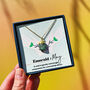 Personalised Emerald May Birthstone Necklace, thumbnail 1 of 6