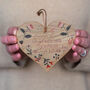 Oak Wood Friendship Heart Token Wall Hanging, thumbnail 6 of 6