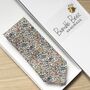 Liberty Tie/Pocket Square/Cuff Link In Floral Print, thumbnail 5 of 5