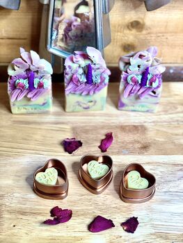 Mini Handmade Soap With Special Message In Heart Tin X1, 4 of 11
