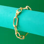 Large Long Link Chain Bracelet, thumbnail 5 of 5