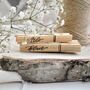 Personalised Wooden Wedding Favour Place Name, thumbnail 4 of 8