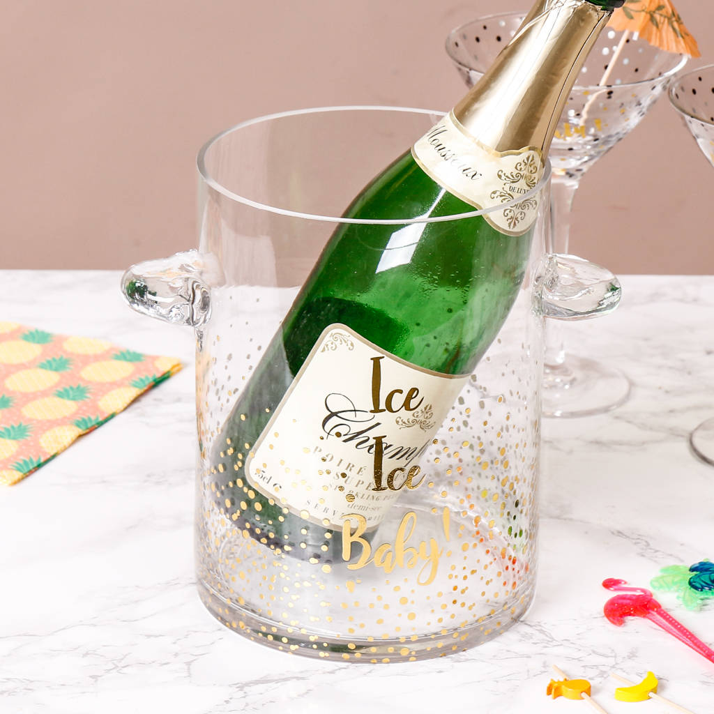 Luxury Gold Champagne Ice Bucket By Dibor