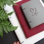 Personalised Heart Engraved Leather Journal, thumbnail 1 of 7