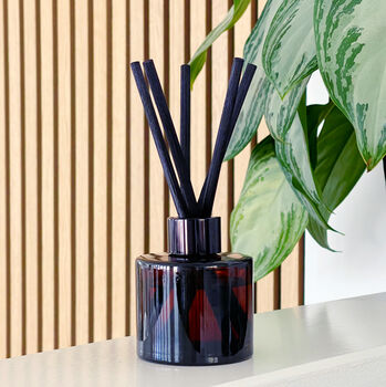 Amber Glass Diffuser Bottle And Reed Set, 2 of 9
