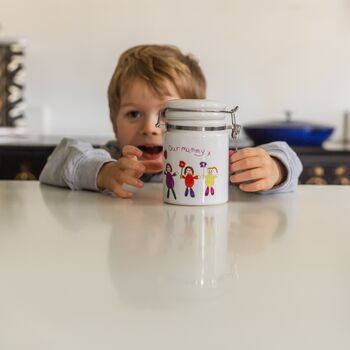 Personalised Child's Drawing Storage Jar, 7 of 9