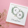 Personalised Wedding Floral Hoops Framed Print, thumbnail 3 of 7