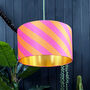 Tutti Frutti Helter Skelter Lampshades With Gold Lining, thumbnail 1 of 4