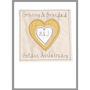 Personalised 50th Golden Wedding Anniversary Card, thumbnail 2 of 12