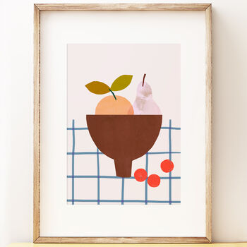 Three Fruits Art Print, 2 of 3