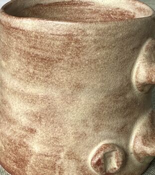 Handmade Porcelain Mug Sandstone Matte Finish, 280ml Artisan Ceramic Cup, 3 of 5