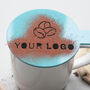Personalised Logo Coffee Stencil, thumbnail 2 of 3