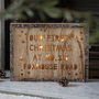 Personalised Christmas Wooden Light Box, thumbnail 6 of 6