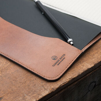 Personalised Leather Bound Moleskine Cahier Journal, 7 of 9