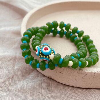Maya Jade Bead Bracelet, 3 of 6