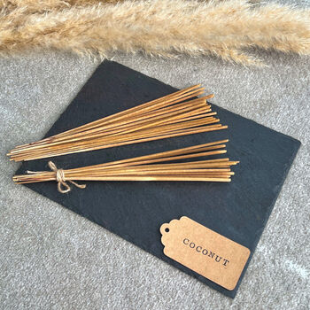 Tropical Coconut Incense Sticks Hand Rolled, 6 of 6
