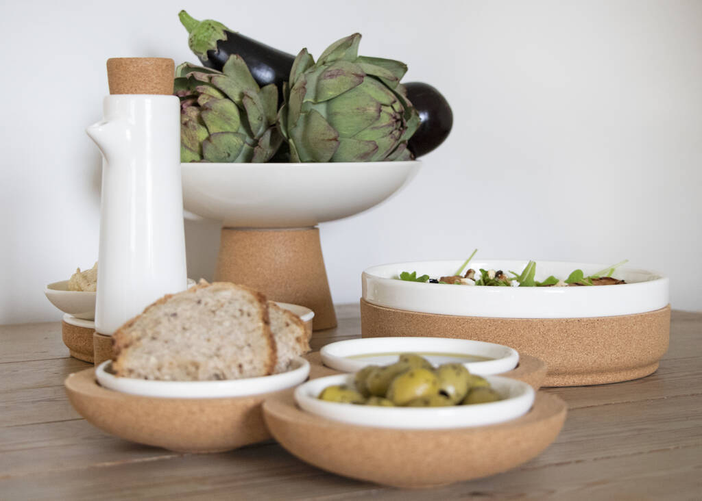 Eco Cork + Ceramic Oil Dispenser By Liga