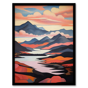 Cairngorms Loch Lee October Scotland Wall Art Print, 5 of 6