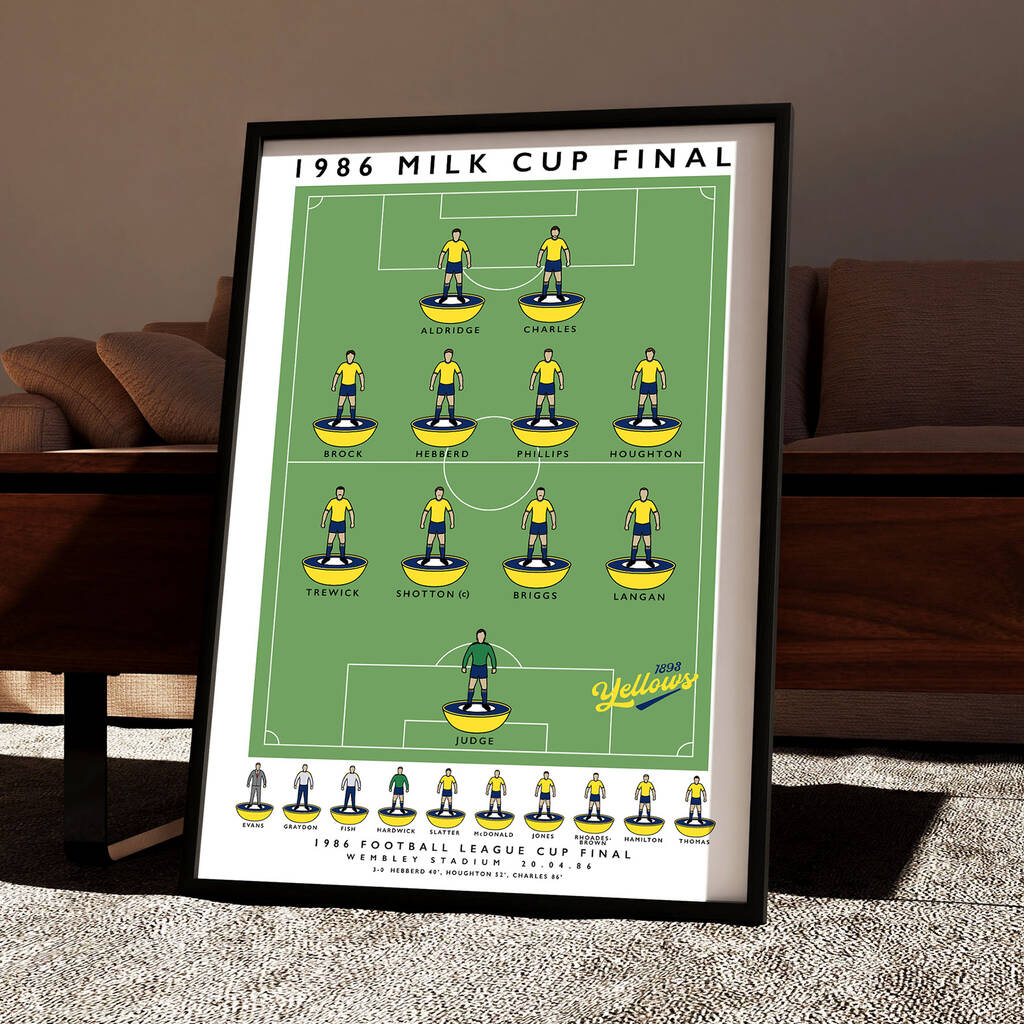 Oxford United Milk Cup Poster, 1 of 7