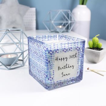 Birthday Scented Square Candle For Her, 2 of 12