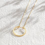 Personalised Circle Ring Holder Necklace, thumbnail 3 of 7