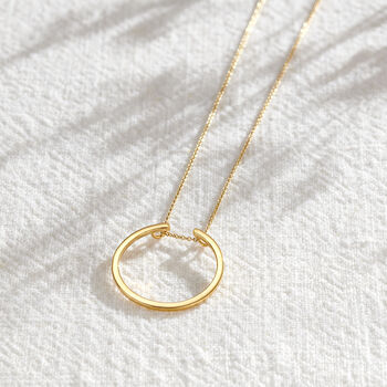 Personalised Circle Ring Holder Necklace, 3 of 7