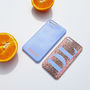 Blue And Terracotta Orange Personalised Phone Case, thumbnail 5 of 5