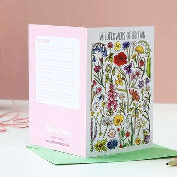 Wildflowers Of Britain Art Blank Greeting Card, 2 of 12