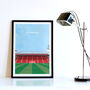 Liverpool Football Stadium Art Print Personalised Gift, thumbnail 3 of 6