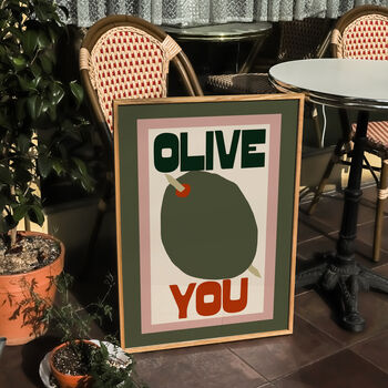Olive You Kitchen Print, 7 of 10