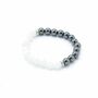 Rock Crystal Magnetic Power Bracelet | Clarity, thumbnail 1 of 2