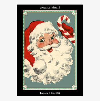 Santa Christmas Cards Single/Boxed Set, 2 of 2