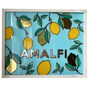 Amalfi Gold Leaf Picture On Glass, thumbnail 1 of 5